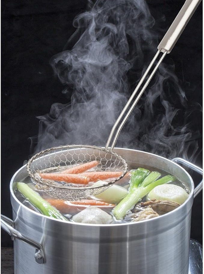 Stainless Steel Large Wok Spider Skimmer 17"