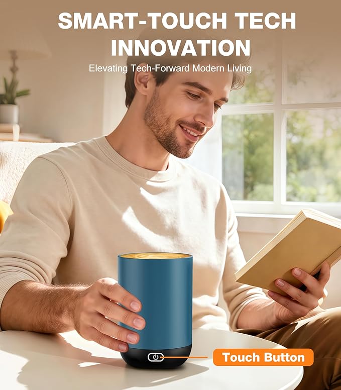 Heated Coffee Mug T1-14oz Fast Heating & Longer Battery Life Self Heating Coffee Mug Hot to 149℉ - Touch & App Controlled Mug Coffee and Hot Beverage Warmer, Gifts for Women and Men