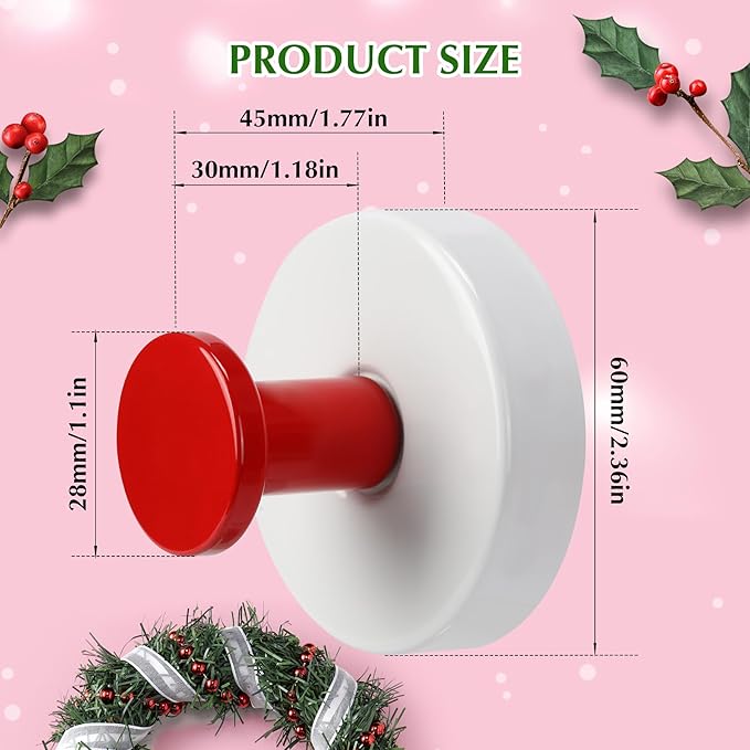 Suction Cup Hooks for Shower No-Drill Bathroom Hooks for Towels, Robes, Loofah Mountable on Bathroom Walls, Kitchen, Glass, Mirrors, Tile and Smooth,Non-Porous Surfaces (2, Klein Blue White)