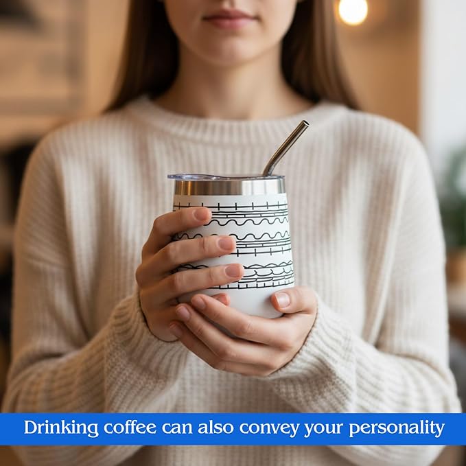 2 Pack 12 oz Hidden Message Mug Stainless Steel Insulated Tumbler with Straw and Brush, Joke Funny Sarcastic Coffee Mug Wine Cup Coworker Gag Gift for Christmas Employee Appreciation Gift