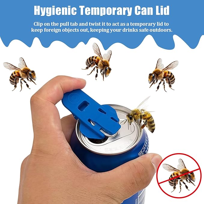 14 Pack Easy Tab Opener for Soda Cans 7 Colorful Easy Can Opener for Pop Coke Aluminum Beverage Drink Shields for Camping, Picnics, Bartenders & Seniors