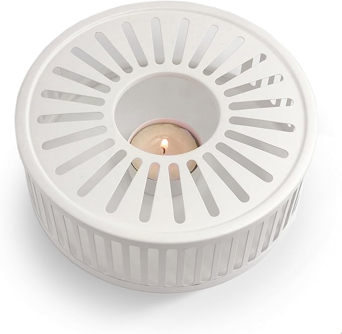 Creano Teapot Warmer Made of Stainless Steel with Tea Light Holder - Tea Warmer Suitable for All Teapots - Stable Does not Rattle