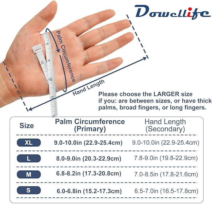 Dowellife Cut Resistant Gloves Food Grade Level 5 Protection, Safety Kitchen Cuts Gloves for Oyster Shucking, Fish Fillet Processing, Mandolin Slicing, Meat Cutting and Wood Carving. (Medium-12 Pairs)