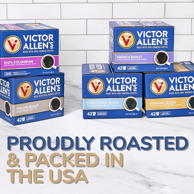 Victor Allen's Coffee Hazelnut Flavored, Medium Roast, 2 Pack - 12 Count, Single Serve Coffee Pods for Keurig K-Cup Brewers