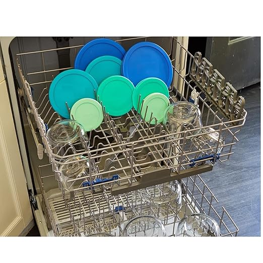 Lids for Pyrex and Anchor Round Glass Containers (4-Cups, Green-4PK)