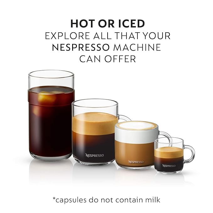 Nespresso, Vertuo Line, Bianco Variety Pack, 30 Count Coffee Pods