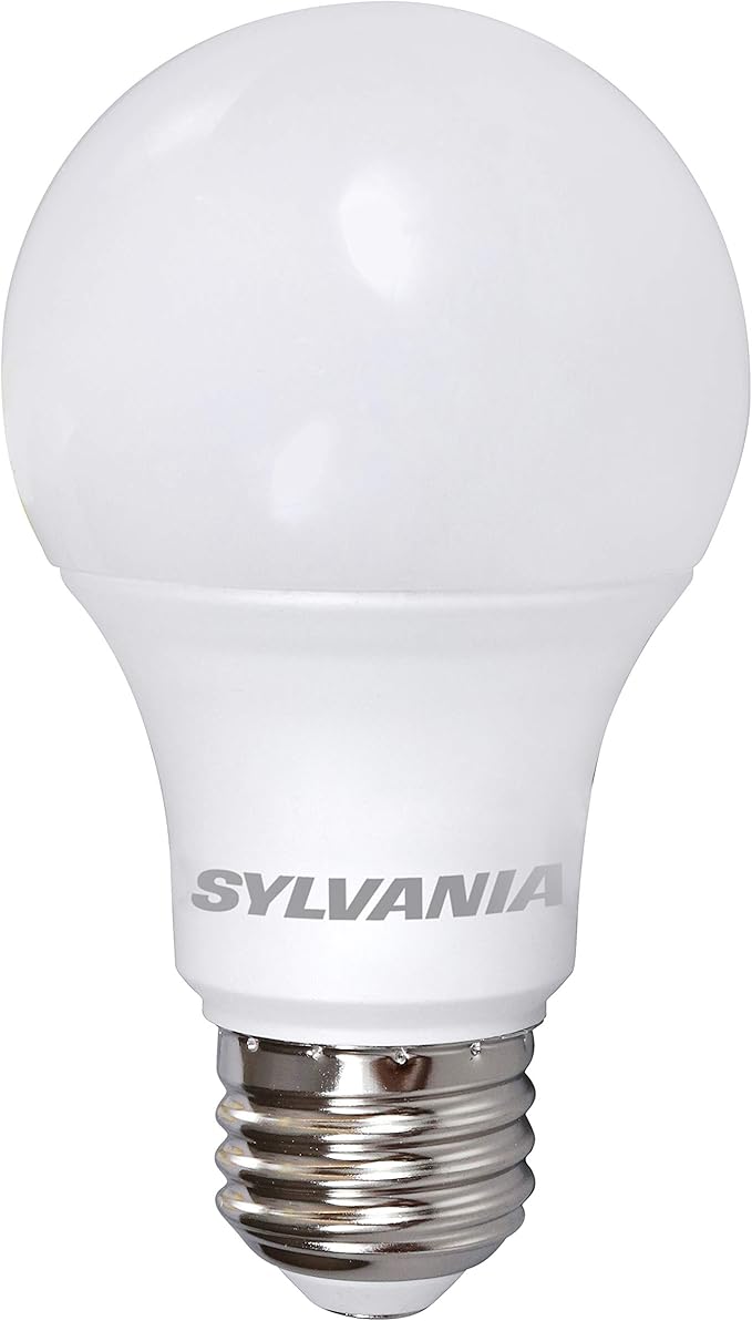 Sylvania A19 LED Light Bulb, 8.5W, 60W Equivalent, 10 Year, Non-Dimmale, 800 Lumens, 3000K, White (74733) (Pack of 1)