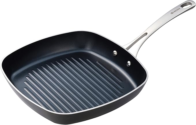 KYOCERA 10" Ceramic PFAS-Free Non-Stick Grill Pan