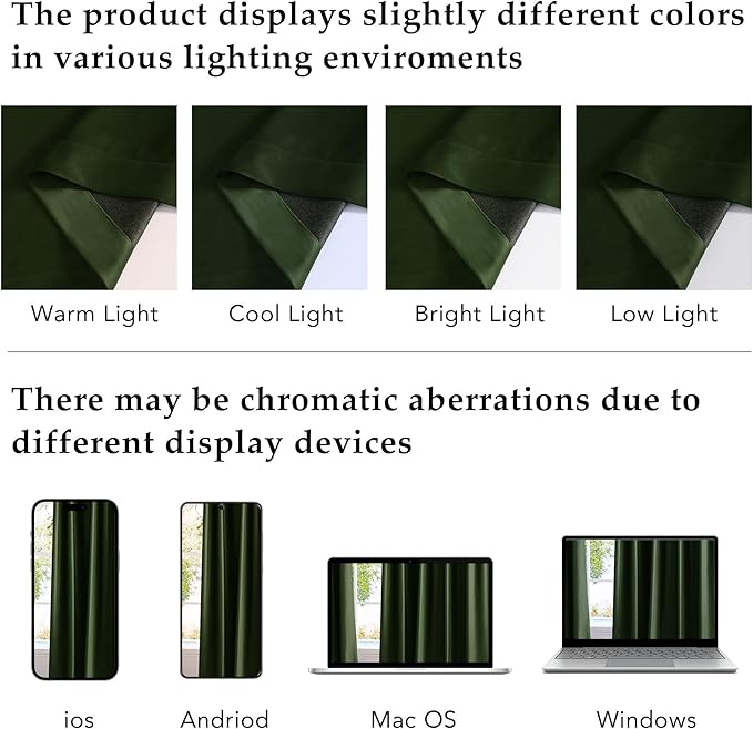 NICETOWN Olive Green Blackout Velvet Curtains 96" Length 2 Panels for Nursery, Vision Insluated Elegant Drapes Room Darkening for Bedroom Back Tab with Pleat Tape Window Treatments, 52 inch Wide