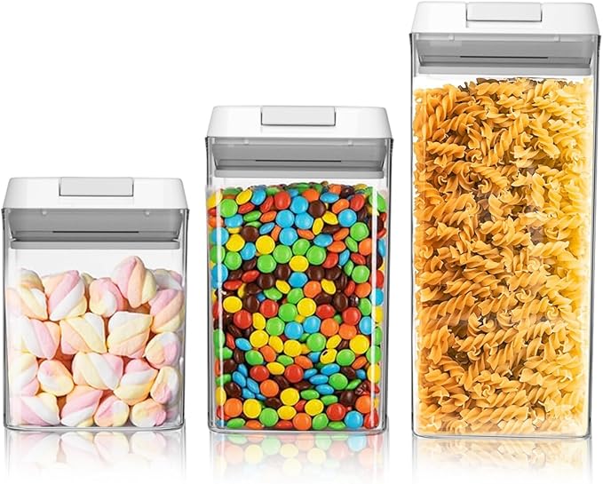 Airtight Container Food Storage Containers Kitchen Pantry Storage Containers for Snacks Candy Salt Herbs Spices (3)