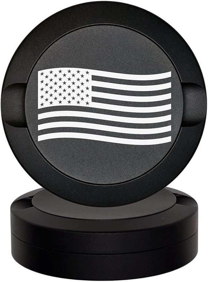 ZYN Metal Can American Flag Laser Engraving | ZYN Holder | Metal ZYN Container | Moisture & Odor Proof Storage Tin