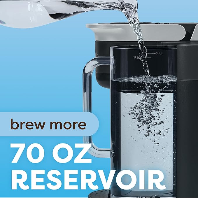 Keurig K-Brew + Chill Iced & Hot Single Serve Coffee Maker with QuickChill & MultiStream Technology, 70oz Reservoir, Strong Brew, Holiday Gift Favorite