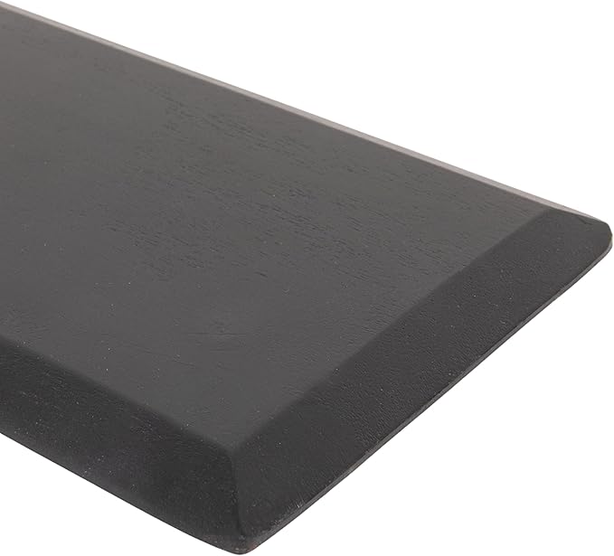 Bloomingville Acacia Wood Cheese and Cutting Board with Round Opening on Handle, Black