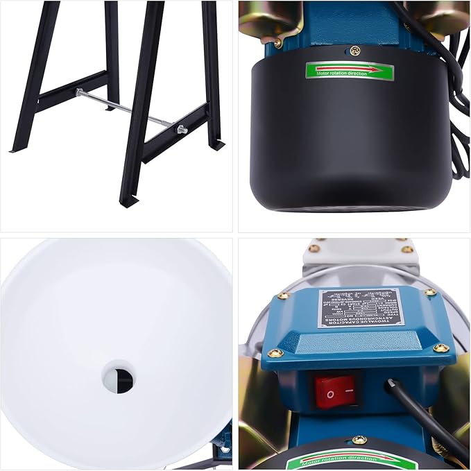 Electric Grain Mill Grinder, Dry & Wet Grinding 110V 2200W, 88.18 lbs/H High Speed Grinder, with Funnel for Grinding Wheat Rice Corn Sorghum Soybeans