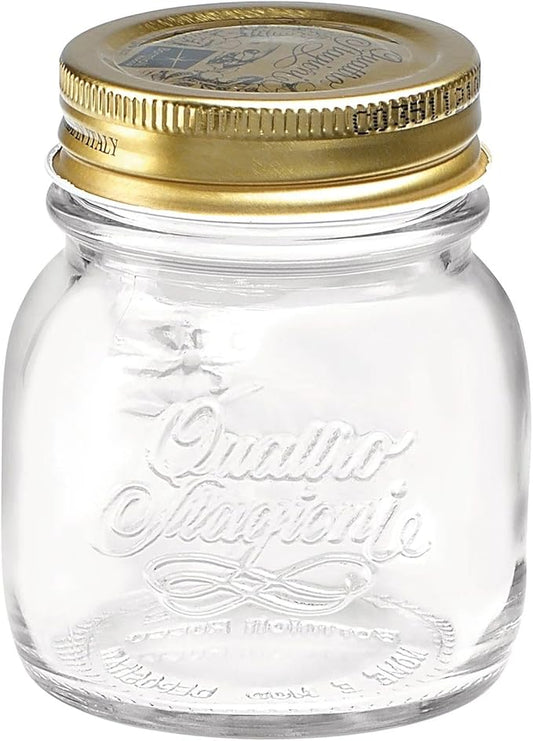 Bormioli Rocco Quattro Stagioni 5 oz. Canning Jar, Set of 12