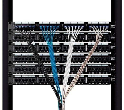 Monoprice Cat6A 20ft Black 5-Pk Patch Cable UTP 30AWG 10G Pure Bare Copper Snagless RJ45 SlimRun Series Ethernet Cable