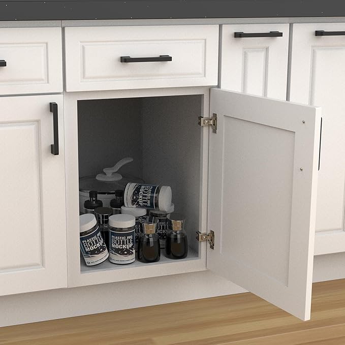 2 Tier Individual Pull Out Cabinet Organizer 14"W x 21" D, Cabinet Pull Out Shelves Slide Out Kitchen Storage Sliding Shelves for Cabinet-Organization in Kitchen, Chrome