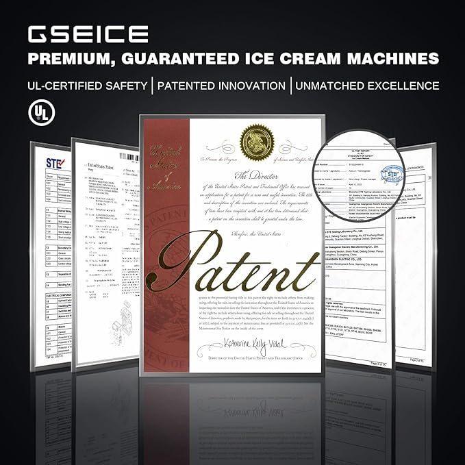 Commercial Ice Cream Maker, 6.8-8.4 Gal/H, 2*8L Hopper 110V 2500W Countertop Soft Serve Ice Cream Machine, 3 Flavors Puffing Alarm Pre-Cooling For Shops Cafes Dessert Stores, Auto Clean & Touch Screen