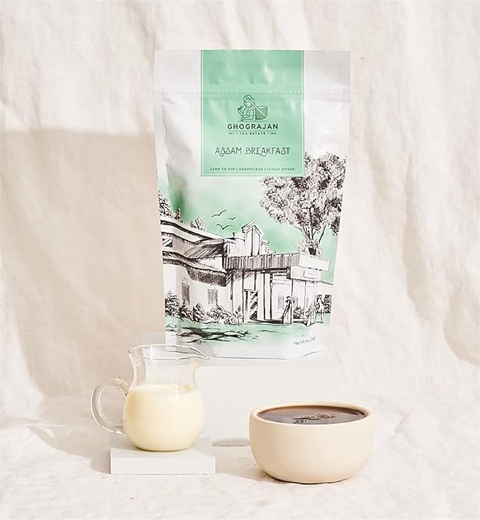 Assam CTC Loose Black Tea (100+ Cups) - High Caffeine Strong Breakfast Tea - Fresh Harvest - Directly Shipped from Our Family-Owned Estate in India - Great for Cold Brew, Kombucha & Iced Tea