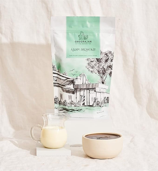 Assam CTC Loose Black Tea (100+ Cups) - High Caffeine Strong Breakfast Tea - Fresh Harvest - Directly Shipped from Our Family-Owned Estate in India - Great for Cold Brew, Kombucha & Iced Tea