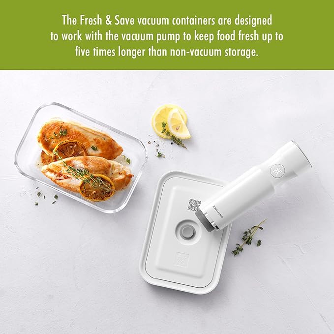 ZWILLING Fresh & Save 2-pc Glass Airtight Food Storage Container, Meal Prep Container - Large