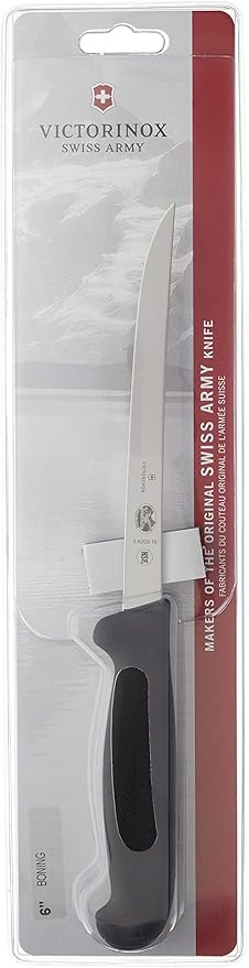 Victorinox 47519 Fibrox Pro Boning Knife 6", Black