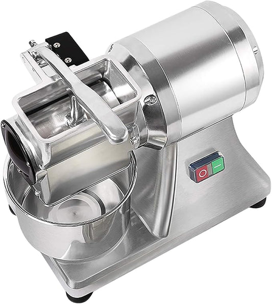 110V Electric Cheese Grater,550W Cheese Grinding Machine,Heavy Duty Stainless Steel Crushing Barrel Food Grinder,Commercial Pulverizer for Butter, Cheese & Hard Vegetables