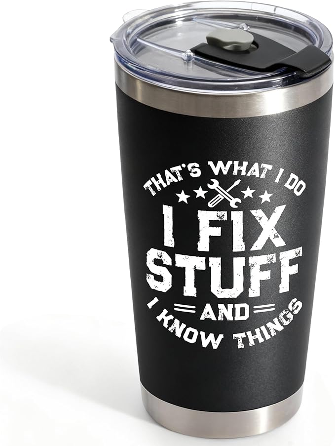 Christmas Gifts for Men, Dad, Grandpa - Birthday Gifts for Mens Unique - Stocking Stuffers for men - Dads Birthday Gift Ideas - 20Oz Men Tumbler Stainless Steel for Birthday, Father's Day, Christmas