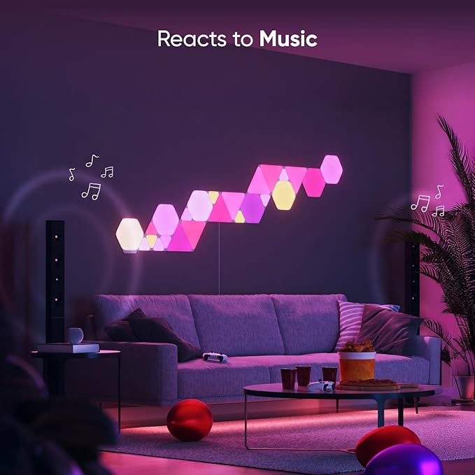 nanoleaf NL477003TW7P Triangles Smarter Kit (7 Panels) - Multicolor