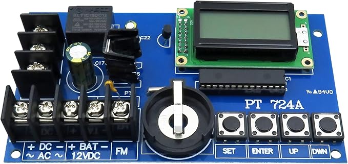 PT724A Digital Timer 365 Day 24 Hr Annual Event Timer Board Compatible with Altronix PT724A
