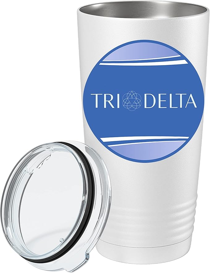 Sorority Stainless Steel Tumbler - 20oz - Ringed Base (#1)