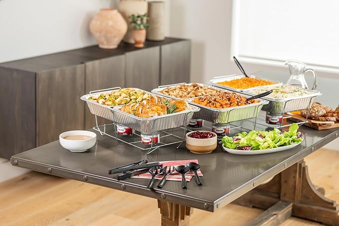 Sterno Fuel Cans - 6-Hour Burn, (12-Pack) Chafing Dish Fuel Can Burners for Food Warmer, Resealable Twist Chafer Fuel Canned Heat, Handy Wick