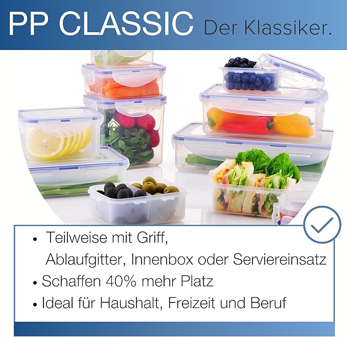 LOCK & LOCK Rectangular Water Tight Food Container (15 oz)