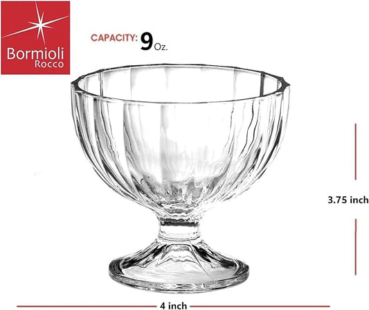 Bormioli Rocco Alaska Dessert Bowls, Set of 6