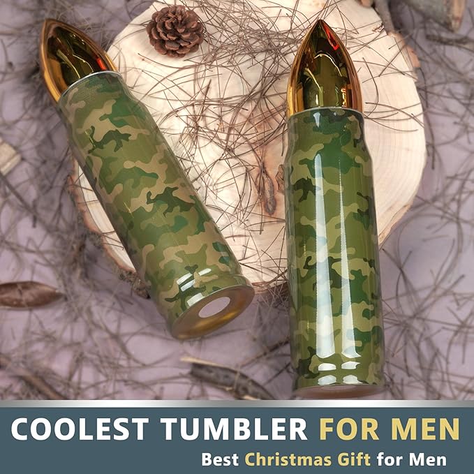 White Elephant Gifts for Adults Funny - 17 oz Camo Tumbler Cup - Stocking Stuffers for Adults Mens Gift Ideas - Gifts for Dad Who Have Everything - Dad Gift Christmas - Mens Stocking Stuffers 2025