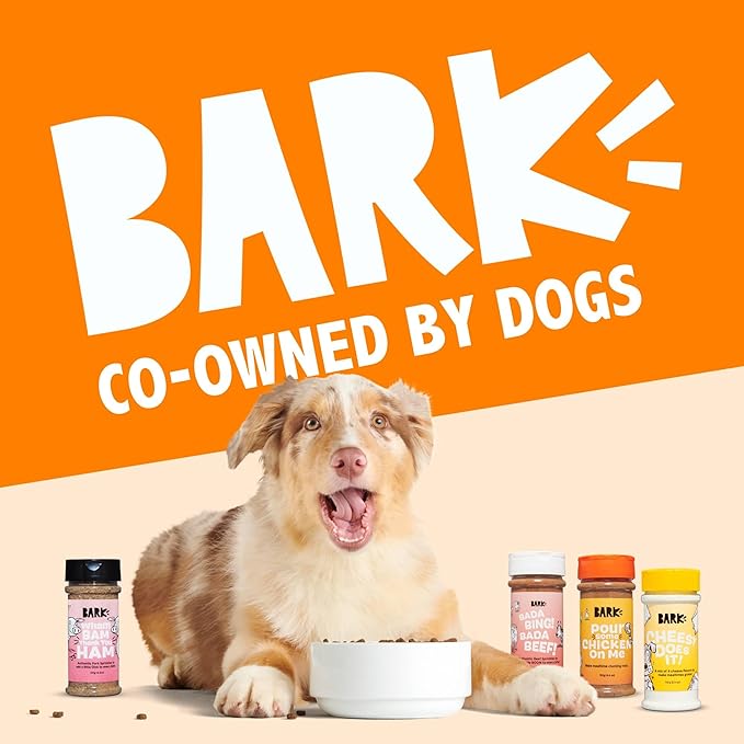 Barkbox Chicken Dog Treat Topper High Protein Limited Ingredient Meal Mixer, Rosemary Extract for Large & Small Breeds, Elevate Dog Food Dining, Shake & Pour for Dog Bowls (Pack of 3)