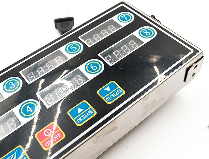 8 Channel Digital Kitchen Timer Clock Restaurant Reminder Cooking Commercial