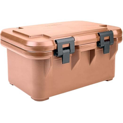 Cambro Insulated Food Pan Carrier - 8 Inch Deep Hotbox and Food Warmer for Catering & Transport - Top Load S-Series (Beige)
