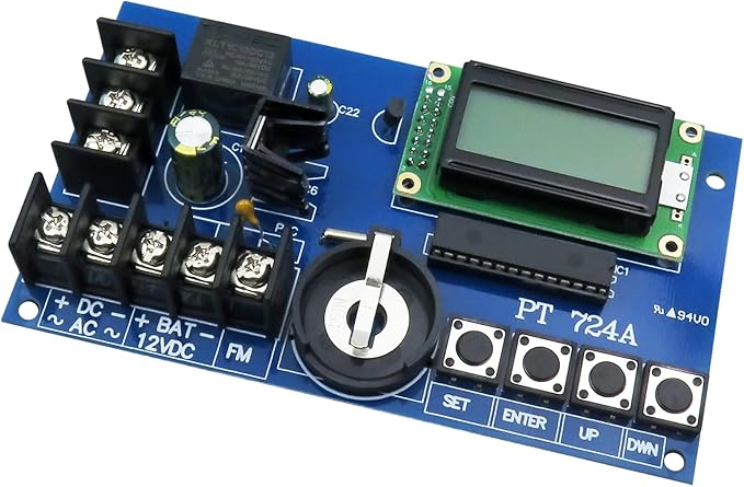 PT724A Digital Timer 365 Day 24 Hr Annual Event Timer Board Compatible with Altronix PT724A