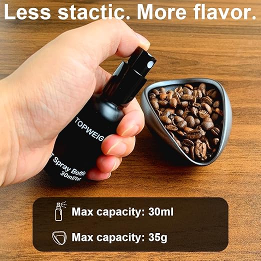Waterproof Espresso Scale with Timer, 1000g x 0.1g, Portafilter Weighing Plate, Coffee Bean Dosing Cup, Spray Bottle, RDT Tool Set, Barista Cleaning Brushes & Batteries Included