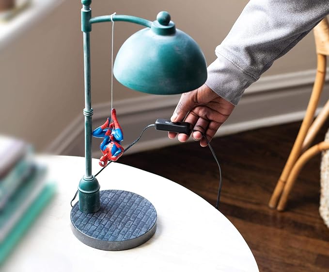 Marvel Spider Man Streetlight LED Mood Light Desk Lamp | Superhero Night Light | 16 Inches