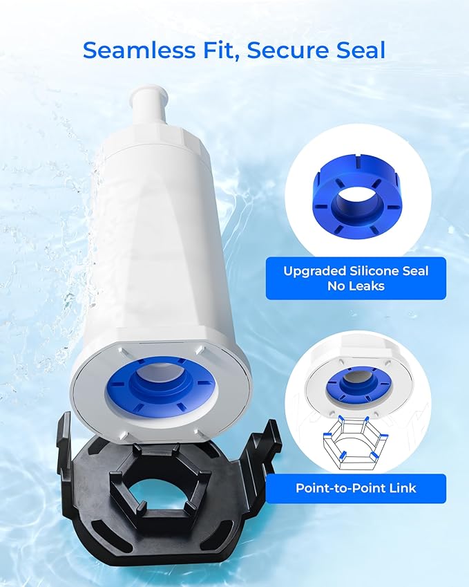 Waterdrop Coffee Filter, Replacement for Breville® Water Filter, Breville® Express Espresso Machine Water Filter, Breville® Barista Touch, Oracle® Touch BES990, TÜV SÜD Certified, 8 Packs