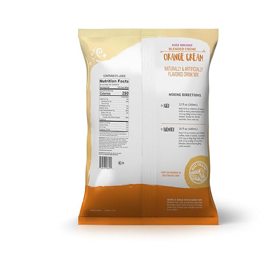 Big Train Kidz Kreamz Orange Cream Blended Beverage Mix, 3.5 Pound (Pack of 1)