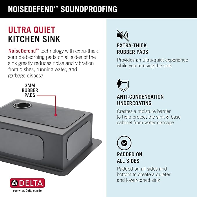 DELTA FAUCET 95A932-33S-SS Lorelai Workstation Kitchen Sink Drop-in Top Mount Stainless Steel Single Bowl with WorkFlow Ledge and Chef’s Kit of 5 Accessories