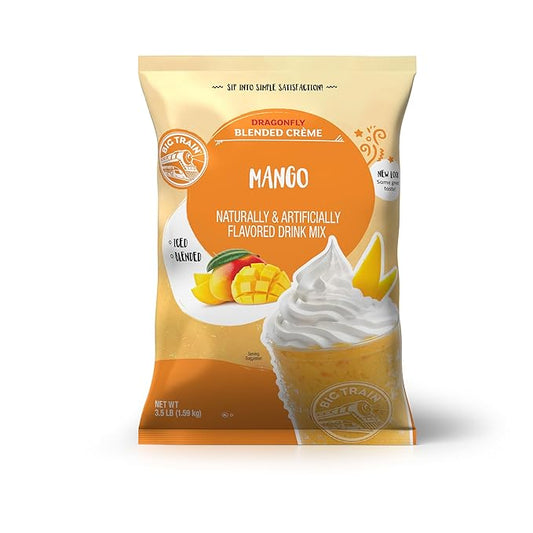 Big Train Dragonfly Mango Blended Crème Beverage Mix, 3.5 Pound (Pack of 1)