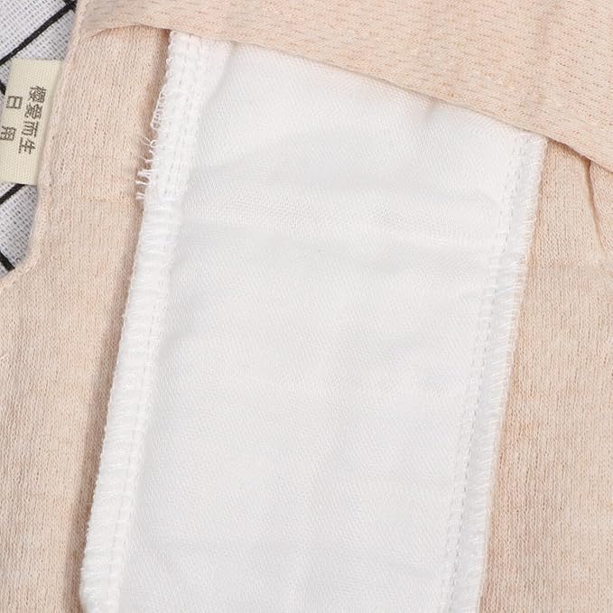 2pcs Reusable Washable Menstrual Pads Organic Cotton Panty Liners Strong Absorbent Breathable Sanitary Towels for Women Period and Postpartum Use Foldable Travel-Friendly