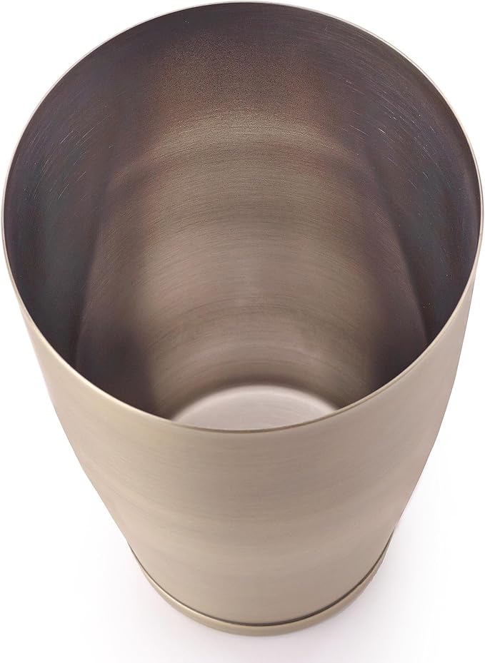 Barfly Cocktail Shaker Tin, Large 28 oz (828 ml), Antique Gold