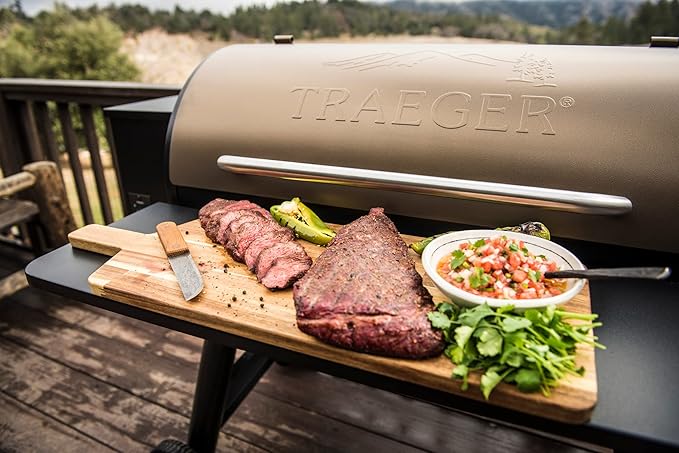 Traeger Grills BAC363 34 Series Folding Front Shelf Grill Accessory (Fits Pro 34, Eastwood 34)