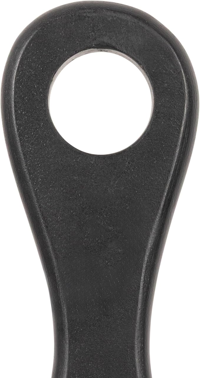 Bloomingville Acacia Wood Cheese and Cutting Board with Round Opening on Handle, Black
