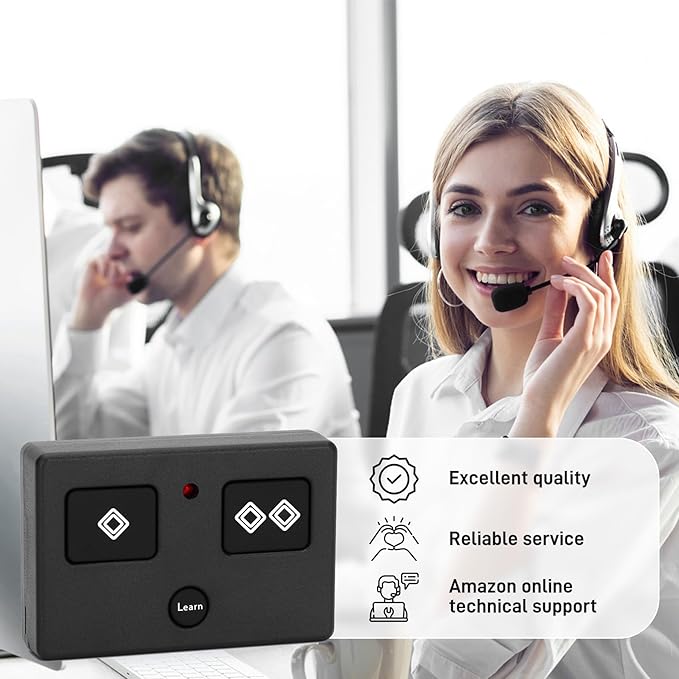 1 for AXP1 Ghost Controls Gate Opener Remote, 3-Button Remote Transmitter Compatible with Single/Dual Automatic Gate Opener Systems for Ghost Controls